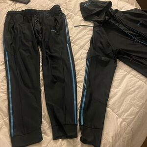 Hugo Boss Sweatsuit,Size Xl,Blue/Gray